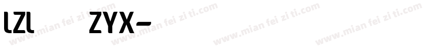 LZL любит ZYX字体转换